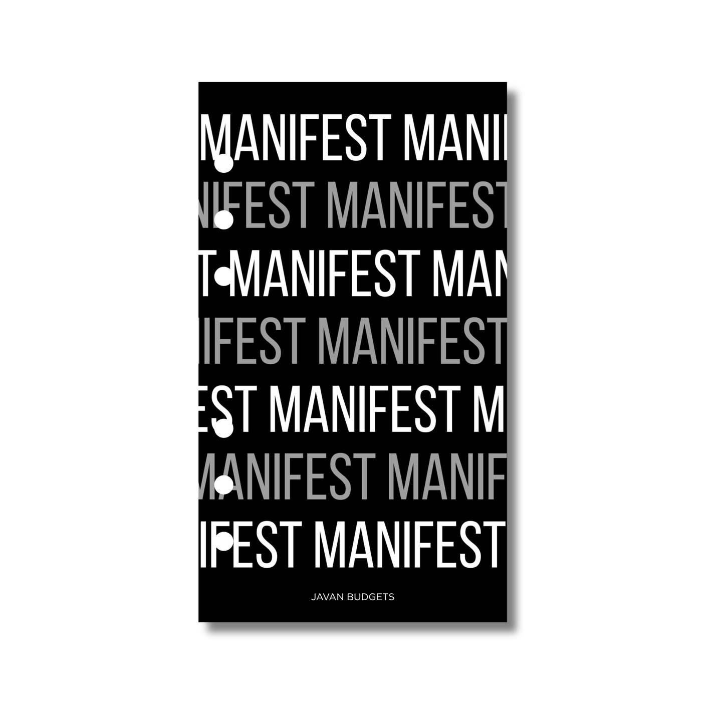 Black Aesthetic - A6 Personal Dashboard