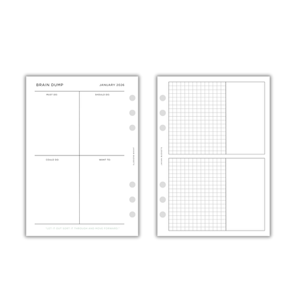 2026 Monthly Planner | A5 Digital Download