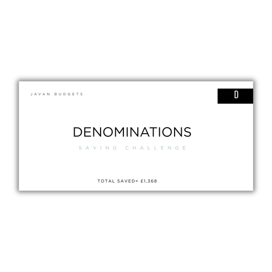 Denominations | Savings Challenge
