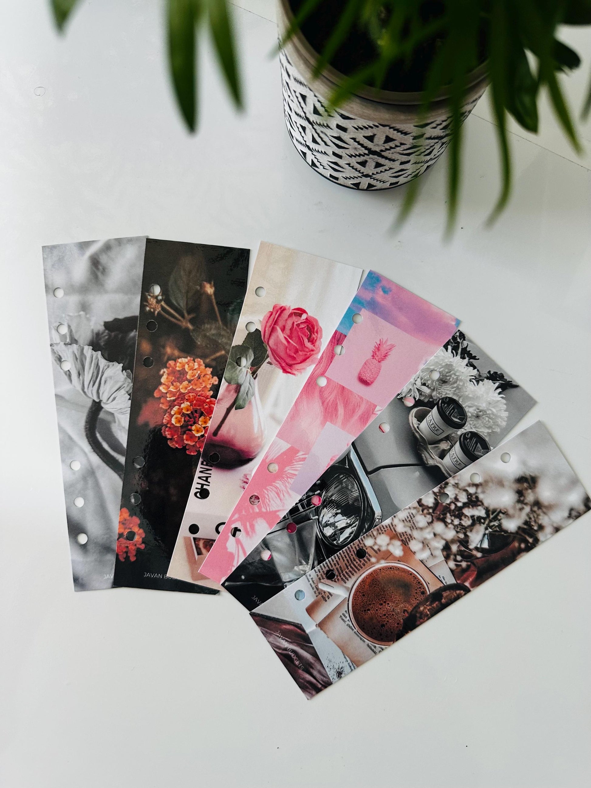 A6 Binder Bookmarks Decor | Smooth Silk Matte Finish | Not Laminated