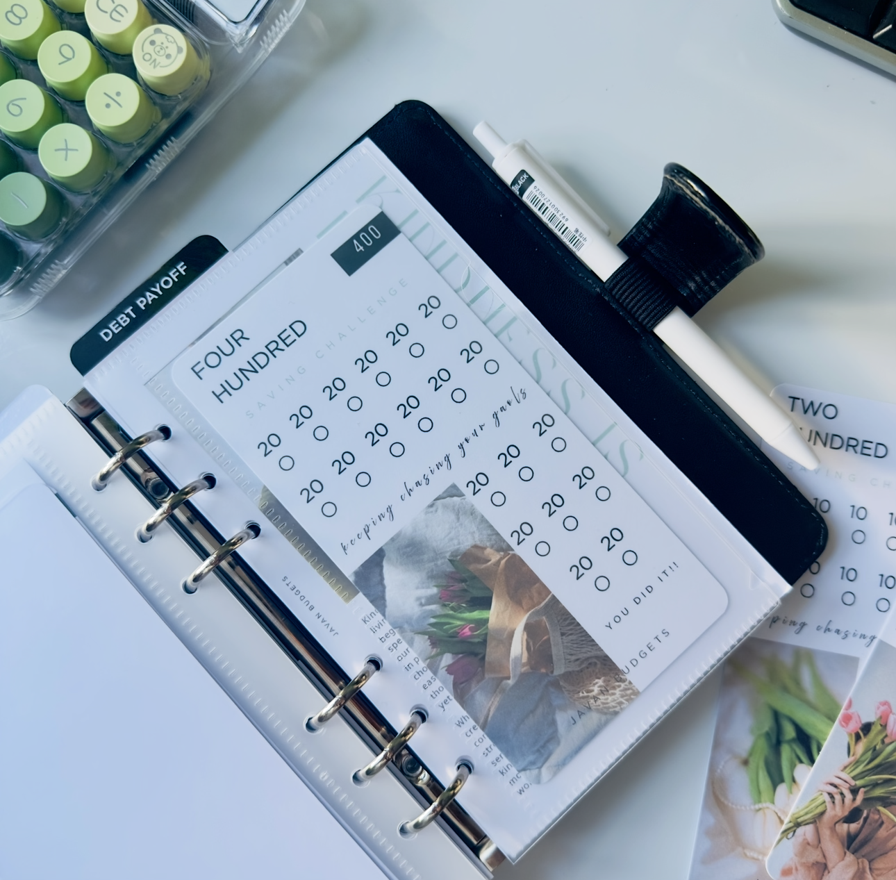 Floral Aesthetic | Savings Challenge