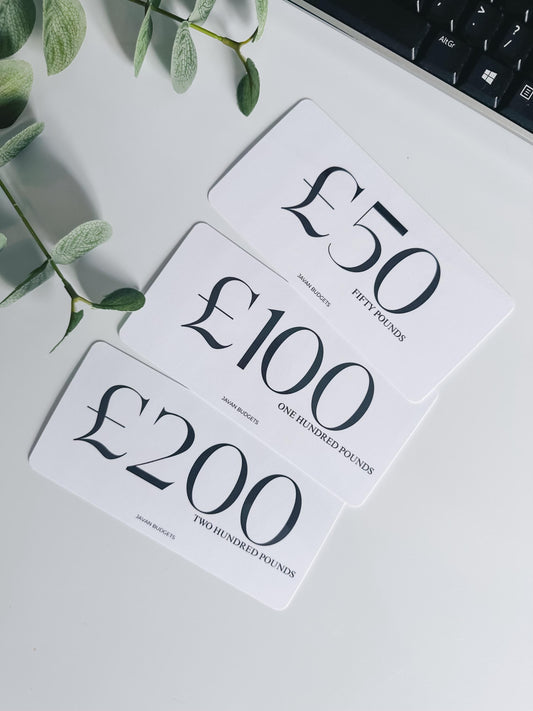 Glossy Cash Envelope Placeholders: A6 Budget Trackers, Set of 3