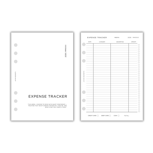 Expense Tracker | A5 Digital Download