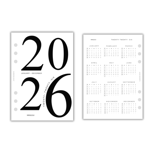 2026 Monthly Planner | A5 Digital Download