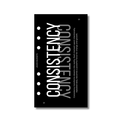 Black Aesthetic - A6 Personal Dashboard