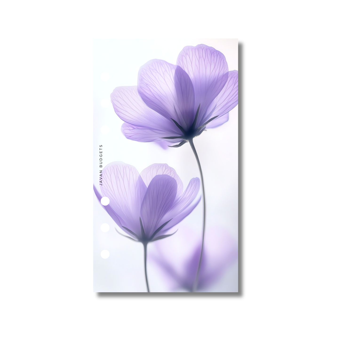 Purple Flower - A6 Personal Dashboard